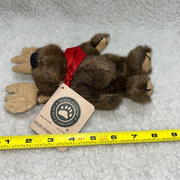 Boyd's Bears & Friends  Myles Vonhinden Moose plush 8" brown with tags vintage - Picture 11 of 11